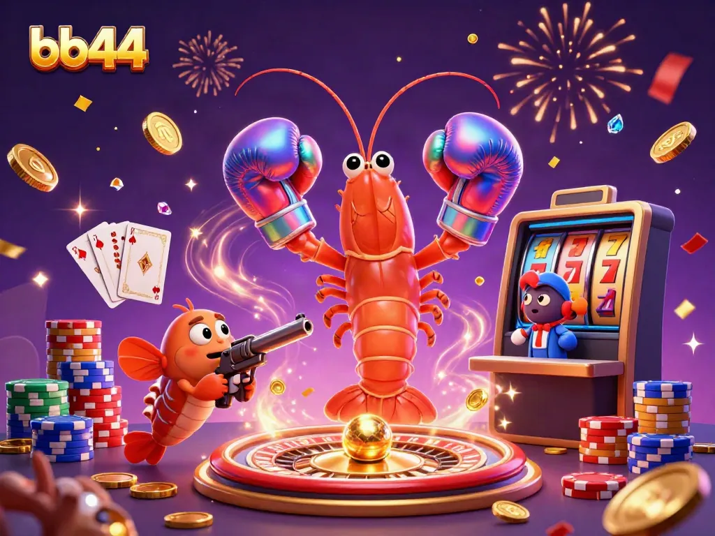 Experience engaging gameplay with bb44's vibrant casino scene featuring dynamic characters and lucky elements.