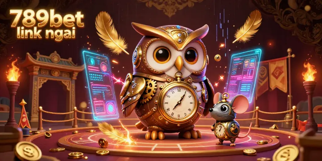 Join the fun at 789bet link mới with this vivid 3D casino adventure illustration.